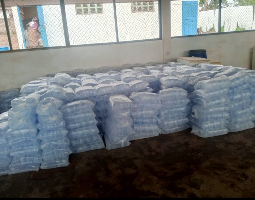 Stock of drinkable water